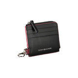 Tommy Hilfiger Black Leather Men Wallet Holder