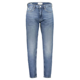Calvin Klein Blu Cotton Men's Tapered Jean