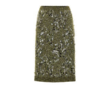 Gucci Green Viscose Mini Skirt