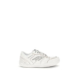 Balenciaga White Calf Leather Bos Taurus Athletic Sneakers