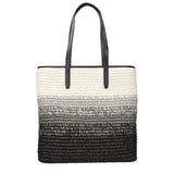 Michael Kors Black Raffia Shoulder Bag
