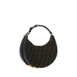 Fendi Brown Polyester Shoulder Bag