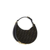 Fendi Brown Polyester Shoulder Bag
