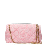 Versace Pink Fabric Shoulder Bag