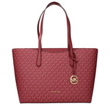 Michael Kors Red Fabric Shoulder Bag