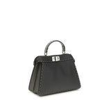 Fendi Gray Leather Handbag