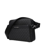 Michael Kors Black Fabric Crossbody Bag