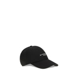 Givenchy Black Cotton Cap (Baseball Hat)