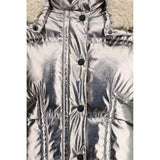 Moncler Grenoble Silver Polyester Coat